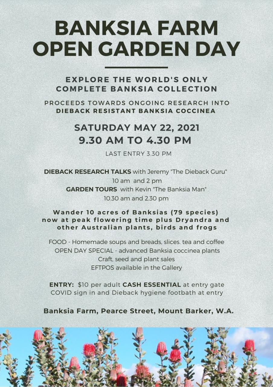Banksia Farm Open Day