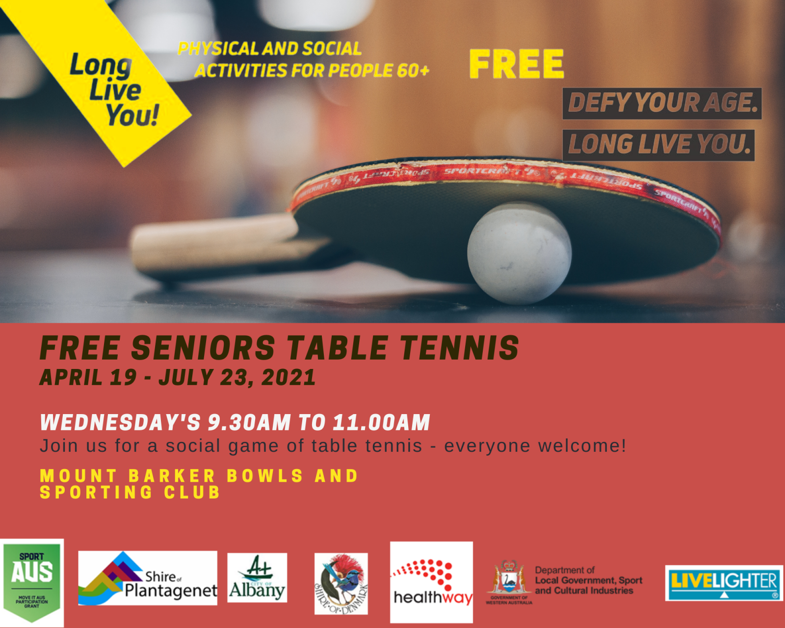 Table Tennis for Seniors