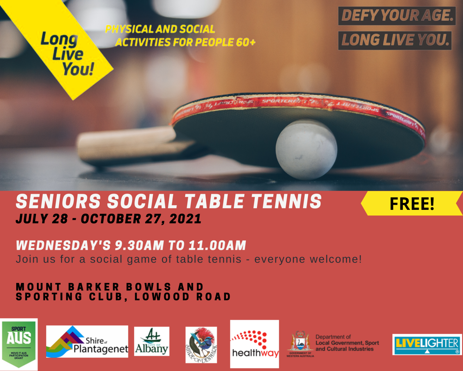 LLY - Seniors Table Tennis