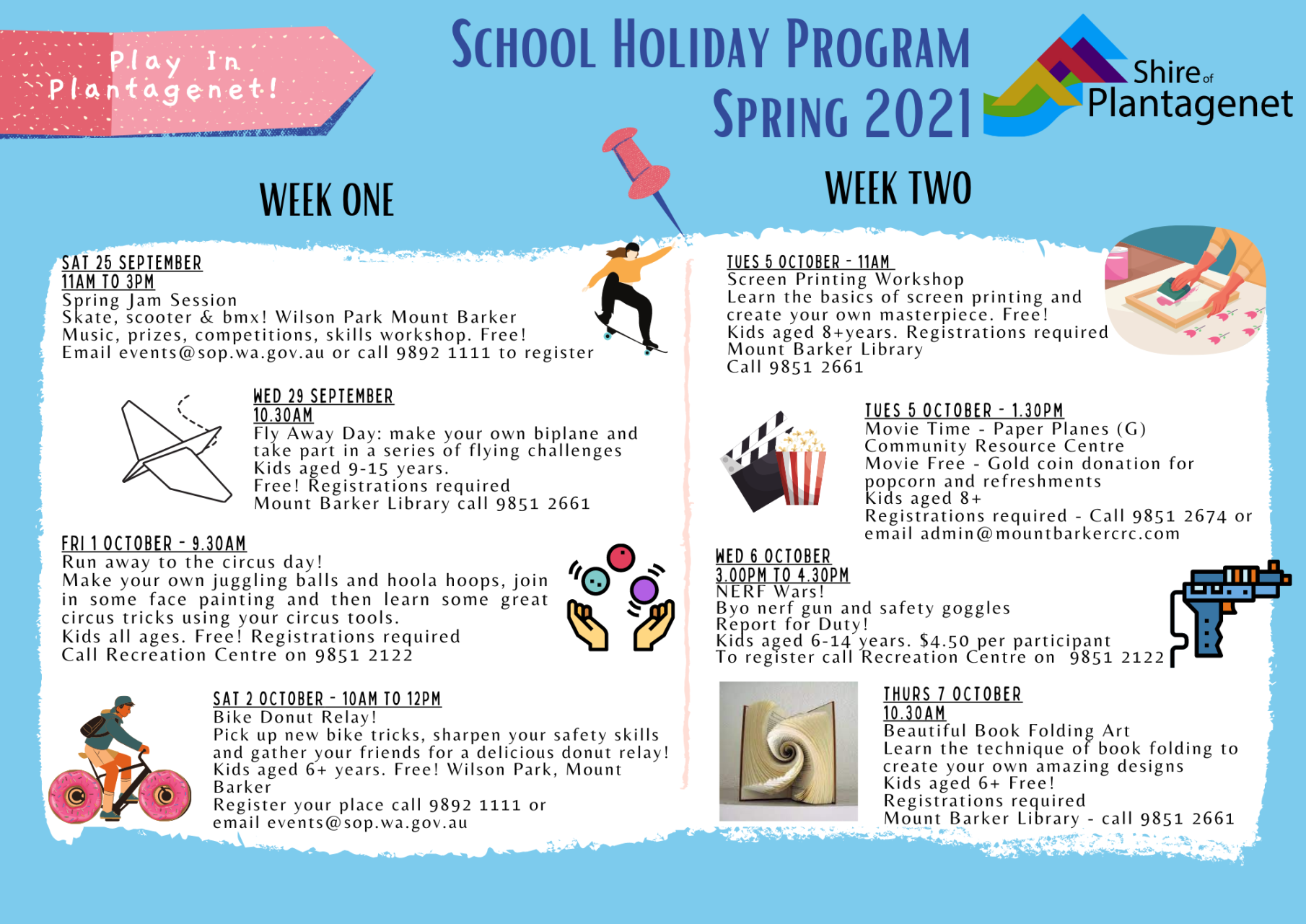 Spring School Holiday Program 2021