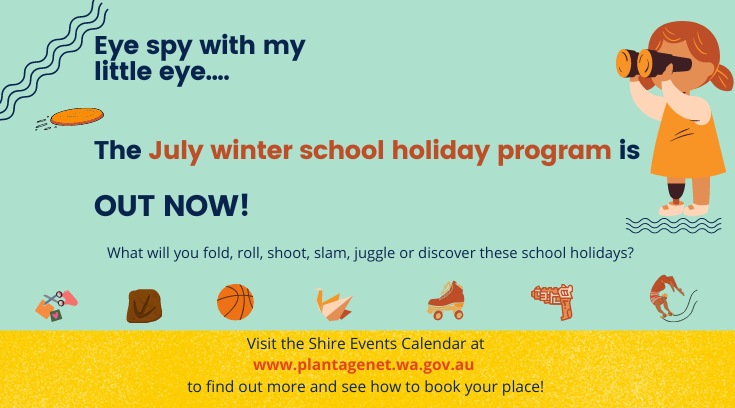 Winter School Holiday Program Out Now!!