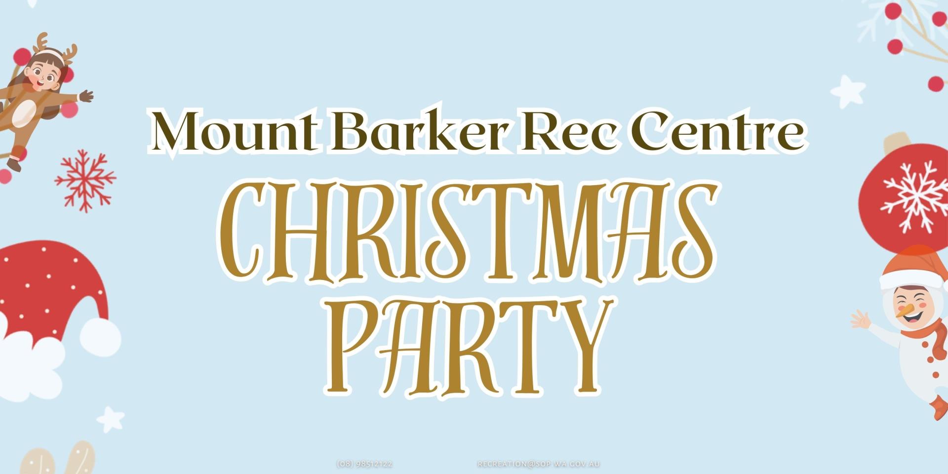Rec Centre Christmas Party