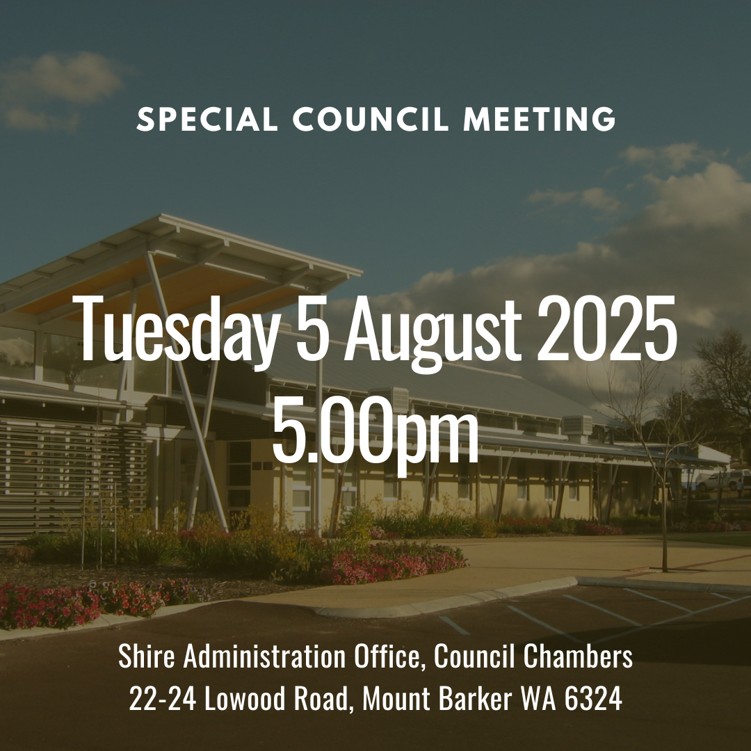 Special Council Meeting
