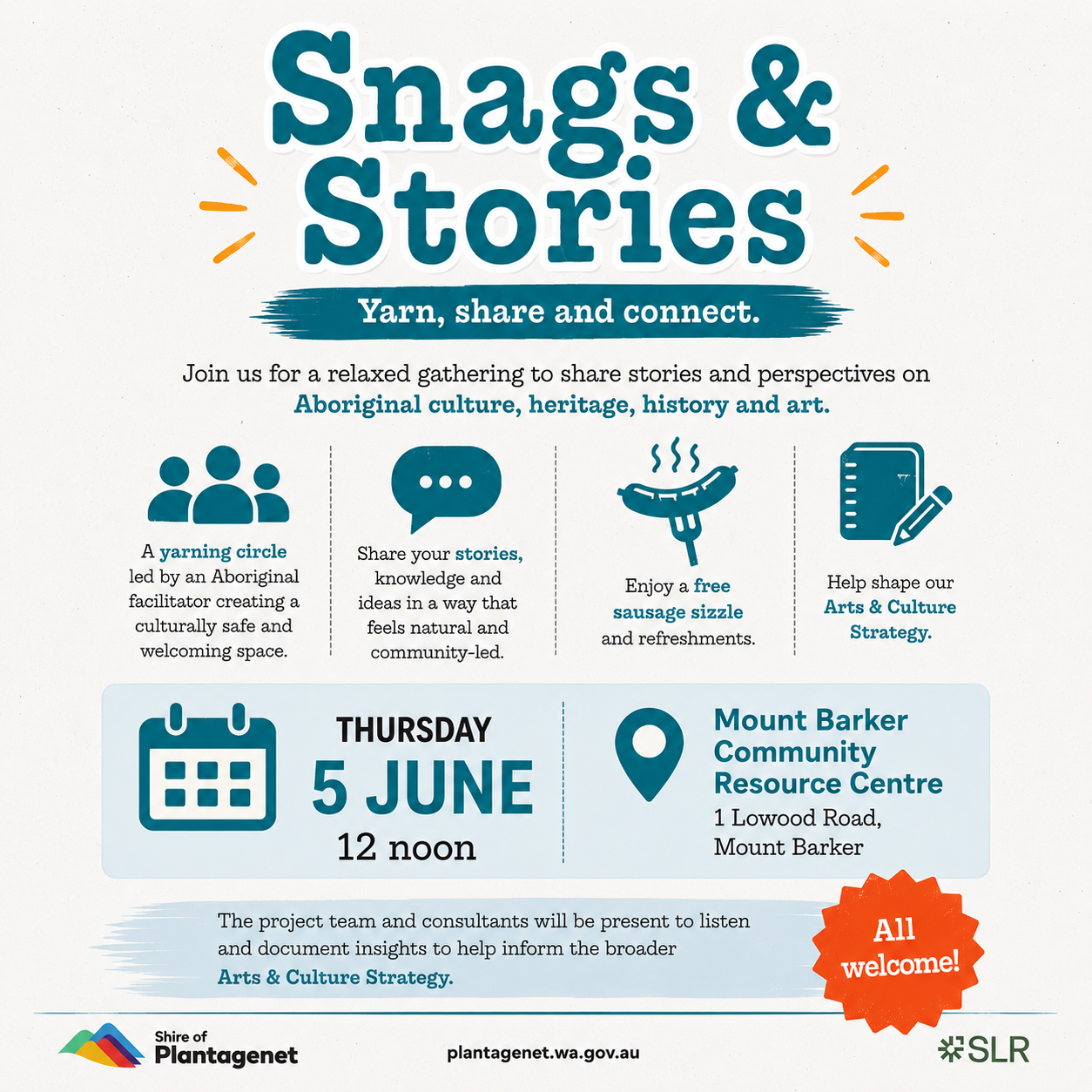 Arts and Culture Strategy - Snags & Stories
