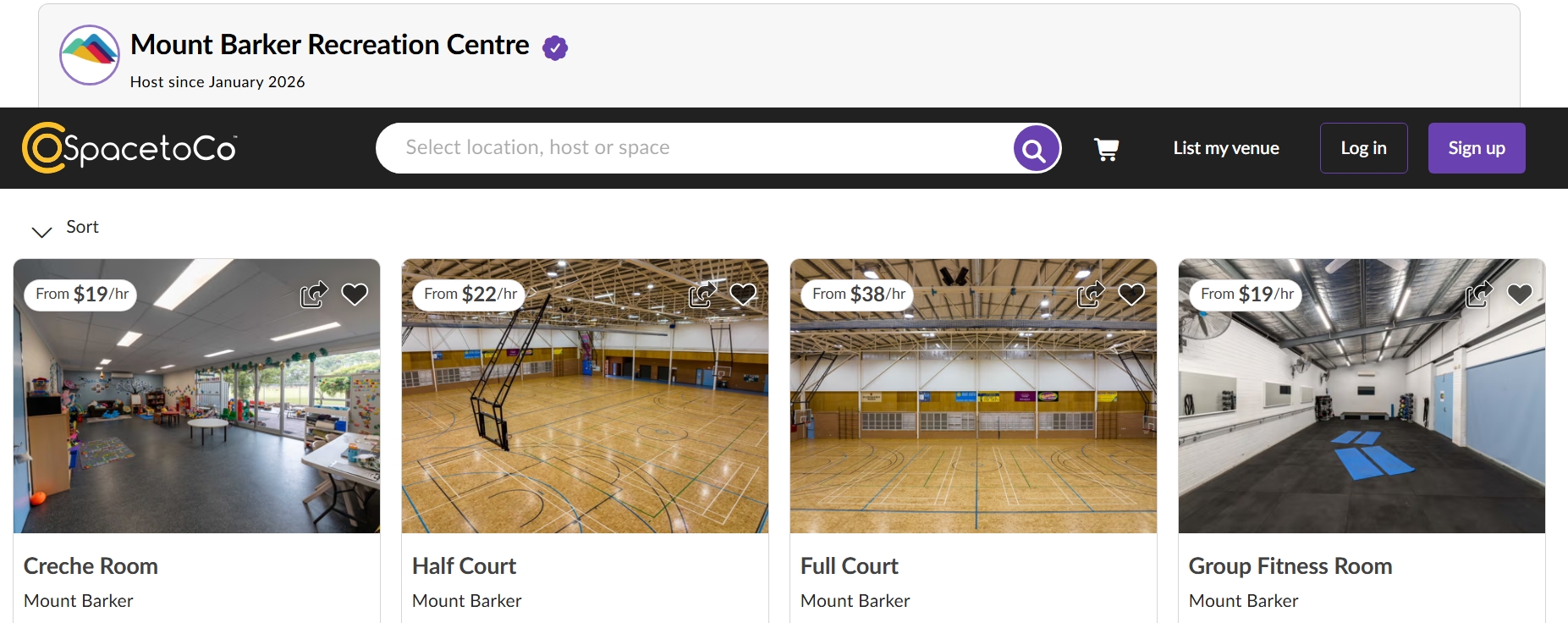 Rec. Centre bookings now online