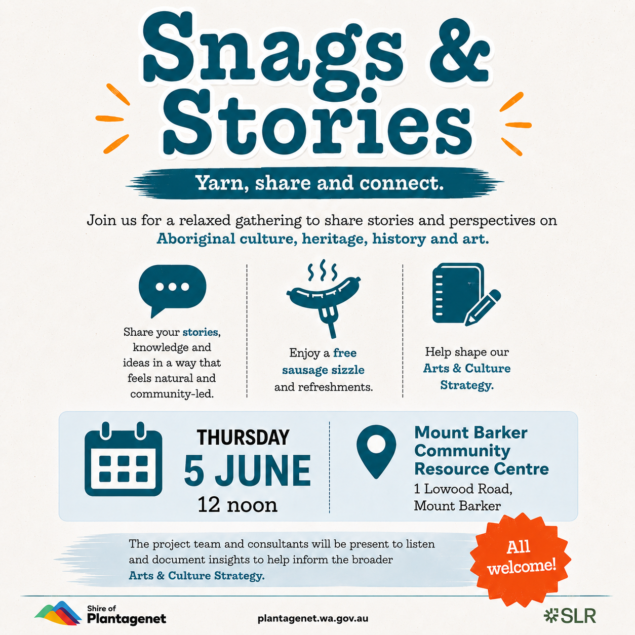 Arts and Culture Strategy - Snags & Stories