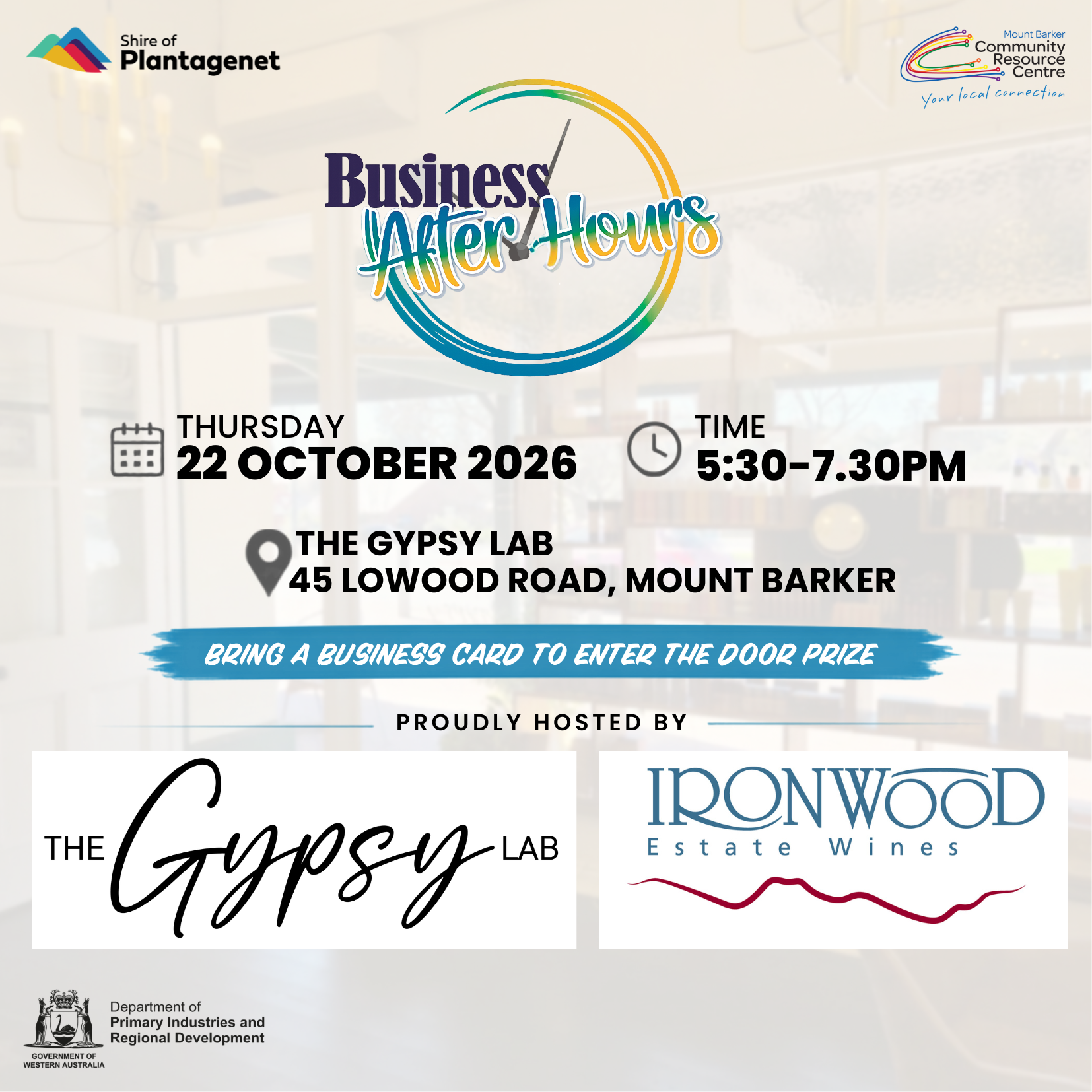 Business After Hours- hosted at The Gypsy Lab