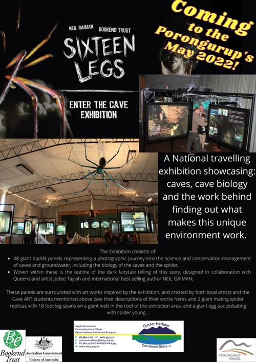 Sixteen Legs Experience - Enter the Cave Exhibition at the Porongurup Hall